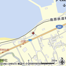 長崎県雲仙市瑞穂町古部甲506周辺の地図