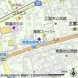 熊本県菊池郡菊陽町津久礼2230-1周辺の地図