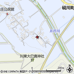 熊本県熊本市北区硯川町1454周辺の地図
