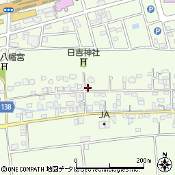 熊本県菊池郡菊陽町津久礼571-1周辺の地図