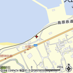 長崎県雲仙市瑞穂町古部甲506-3周辺の地図