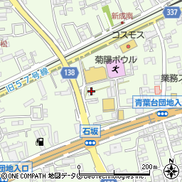 熊本県菊池郡菊陽町津久礼2249-2周辺の地図