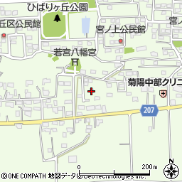 熊本県菊池郡菊陽町津久礼792-12周辺の地図