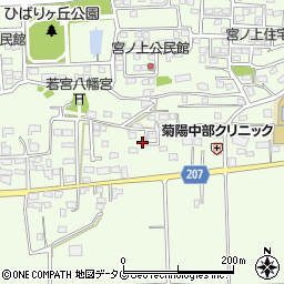 熊本県菊池郡菊陽町津久礼803-6周辺の地図