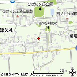 熊本県菊池郡菊陽町津久礼476周辺の地図