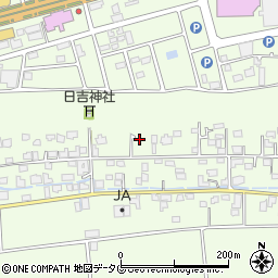 熊本県菊池郡菊陽町津久礼571-13周辺の地図