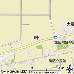 熊本県菊池郡大津町町414周辺の地図