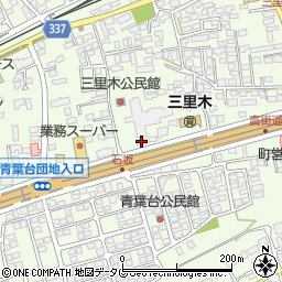 熊本県菊池郡菊陽町津久礼2321周辺の地図