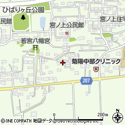 熊本県菊池郡菊陽町津久礼803-5周辺の地図