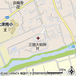 大津町浄化センター周辺の地図