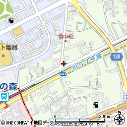 熊本県菊池郡菊陽町津久礼3083周辺の地図