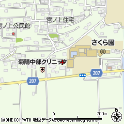 熊本県菊池郡菊陽町津久礼872-4周辺の地図