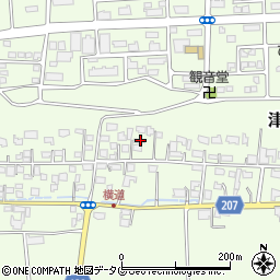 熊本県菊池郡菊陽町津久礼441周辺の地図