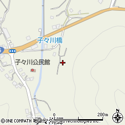 長崎県西彼杵郡時津町子々川郷周辺の地図