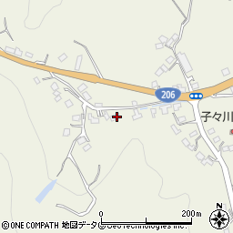長崎県西彼杵郡時津町子々川郷801周辺の地図