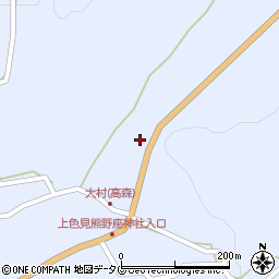 熊本県阿蘇郡高森町上色見2347周辺の地図