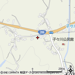 長崎県西彼杵郡時津町子々川郷794周辺の地図