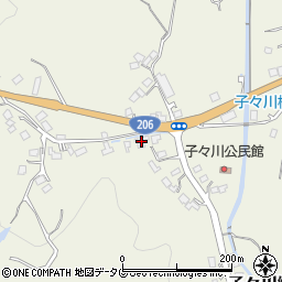 長崎県西彼杵郡時津町子々川郷792周辺の地図