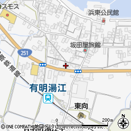 長崎県島原市有明町湯江甲438-3周辺の地図