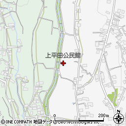 上平田公民館周辺の地図