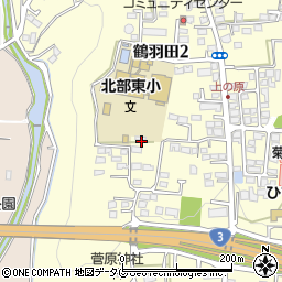 熊本市　北部東小児童育成クラブ周辺の地図