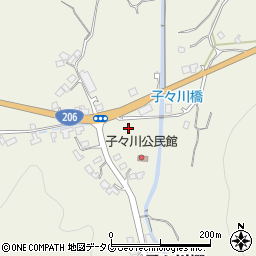 長崎県西彼杵郡時津町子々川郷1370周辺の地図