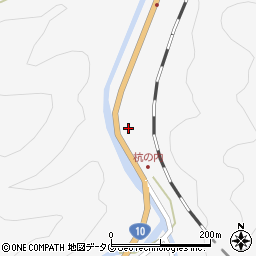 大分県佐伯市直川大字仁田原2353周辺の地図