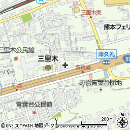 愛電株式会社熊本営業所周辺の地図
