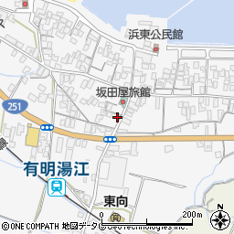 長崎県島原市有明町湯江甲242周辺の地図
