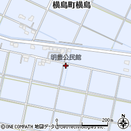 明豊公民館周辺の地図