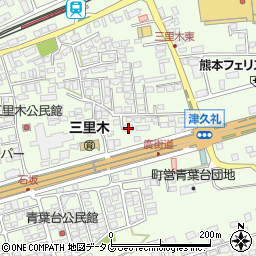 熊本県菊池郡菊陽町津久礼2374-2周辺の地図