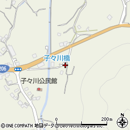 長崎県西彼杵郡時津町子々川郷1062周辺の地図