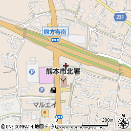 熊本県熊本市北区四方寄町538周辺の地図