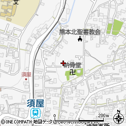 〒861-1102 熊本県合志市須屋の地図