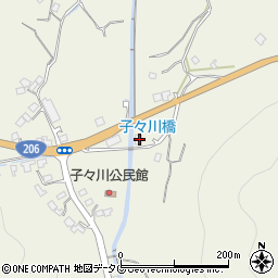 長崎県西彼杵郡時津町子々川郷1248周辺の地図