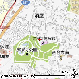 パークサイド妙泉寺Ｂ周辺の地図