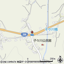 長崎県西彼杵郡時津町子々川郷1046周辺の地図