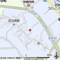 熊本県熊本市北区硯川町1404周辺の地図