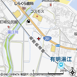 長崎県島原市有明町湯江甲186周辺の地図