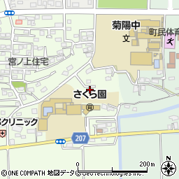 熊本県菊池郡菊陽町津久礼380-6周辺の地図