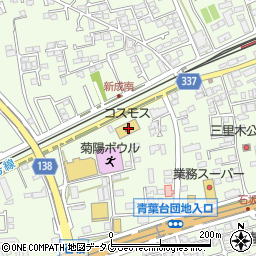 熊本県菊池郡菊陽町津久礼2204周辺の地図