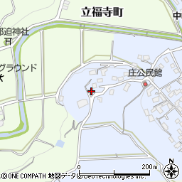 熊本県熊本市北区硯川町1291周辺の地図