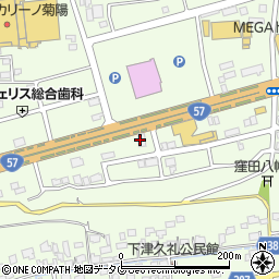 タマホーム株式会社菊陽展示場周辺の地図