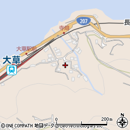 長崎県諫早市多良見町元釜242周辺の地図