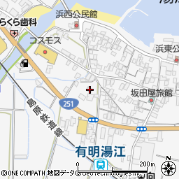 長崎県島原市有明町湯江甲206周辺の地図