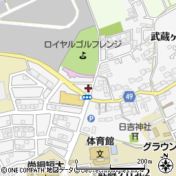 ローソン熊本菊陽尚絅大前店周辺の地図
