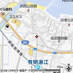 長崎県島原市有明町湯江甲208周辺の地図