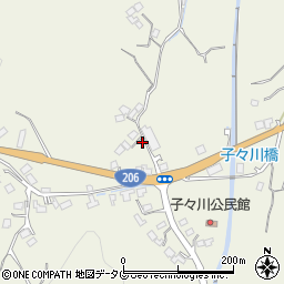 長崎県西彼杵郡時津町子々川郷851周辺の地図
