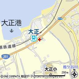 大正駅前周辺の地図