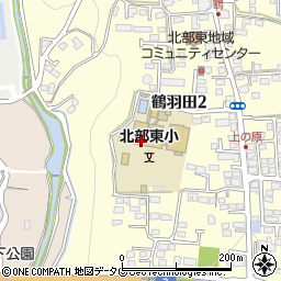 熊本市立北部東小学校周辺の地図